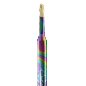 CT.TTN.T4.30.6.180.50.P.RZ | 3mm CoCr Bur for ZirkonZahn 6mm Shaft Machines (4-Flute Torus)