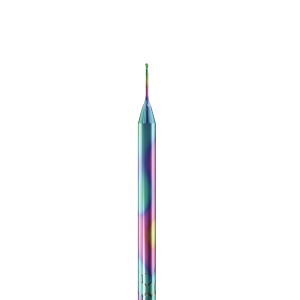 PT.TEC.B2.05.3.050.42.X.R2 | 0.5mm PMMA/PEEK Bur for Sirona* MCX5* Machines (2-Flute Ball)