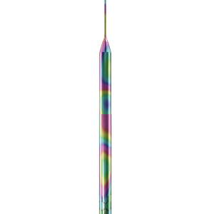 PT.TEC.B2.05.3.091.57.X.RZ | 0.5mm PMMA/PEEK Bur for ZirkonZahn* 3mm Shaft Machines (2-Flute Ball)