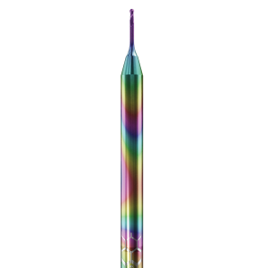 PT.TEC.B2.06.4.060.50.X.R0 | 0.6mm PMMA/PEEK Bur for Roland* DWX* Machines (2-Flute Ball)