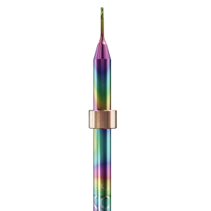 PT.TEC.B2.06.4.060.50.X.R1 | 0.6mm PMMA/PEEK Bur for Yenadent*  Machines (2-Flute Ball)