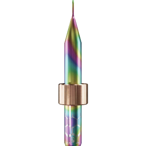 PT.TEC.B2.06.6.060.53.X.R6 | 0.6mm PMMA/PEEK Bur for Imes Icore* 6mm Shaft/PM7* Machines (2-Flute Ball)
