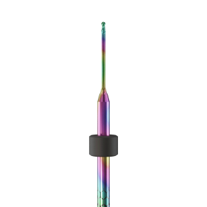 PT.TEC.B2.10.3.160.48.X.R2 | 1mm PMMA/PEEK Bur for Imes-Icore* 3mm Shaft Machines (2-Flute Ball)