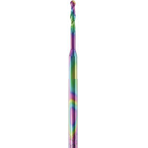 PT.TEC.B2.20.3.180.57.X.RZ | 2mm PMMA/PEEK Bur for ZirkonZahn* 3mm Shaft Machines (2-Flute Ball)