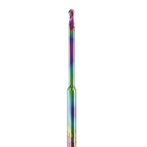 PT.TEC.B2.20.3.250.48.X.R0 | 2mm PMMA/PEEK Bur for Open Machines (2-Flute Ball)