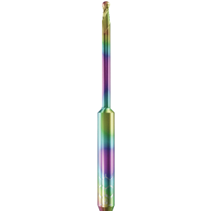 PT.TEC.B2.20.4.250.50.X.R0 | 2mm PMMA/PEEK Bur for Roland* DWX* Machines (2-Flute Ball)