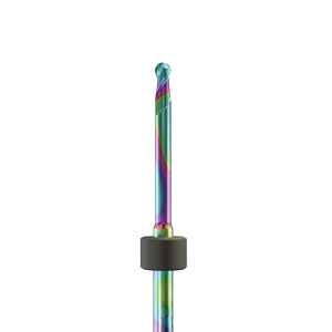 PT.TEC.B2.25.3.240.44.X.R2 | 2.5mm PMMA/PEEK Bur for Sirona* MCX5* Machines (2-Flute Ball)