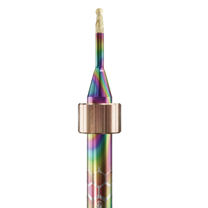 TT.TTN.B2.20.6.140.50.X.R1 | 2mm Titanium Bur for DC1*/ DC5*/DC7* Machines (2-Flute Ball)