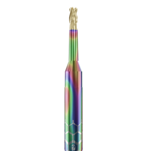 TT.TTN.T4.30.6.180.50.P.RZ | 3mm Titanium Bur for ZirkonZahn 6mm Shaft Machines (4-Flute Torus)