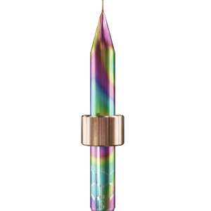 ZT.DIA.B2.03.6.030.53.X.R6 | 0.3mm Zirconia Bur for Imes-Icore* 6mm Shaft/PM7* Machines (2-Flute Ball)