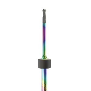 ZT.DIA.B2.20.3.250.48.X.R2 | 2mm Zirconia Bur for Imes-Icore* 3mm Shaft Machines (2-Flute Ball)