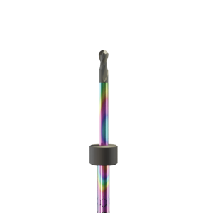 ZT.DIA.B2.25.3.240.44.X.R2 | 2.5mm Zirconia Bur for Sirona* MCX5* Machines (2-Flute Ball)
