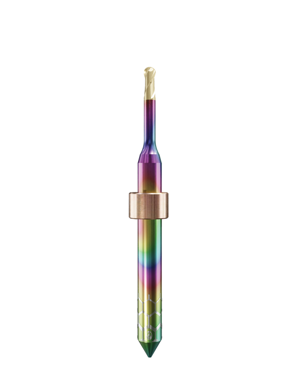 CT.TTN.B2.20.4.120.48.X.R1 | 2mm CoCr Bur for Yenadent* Machines (2-Flute Ball)