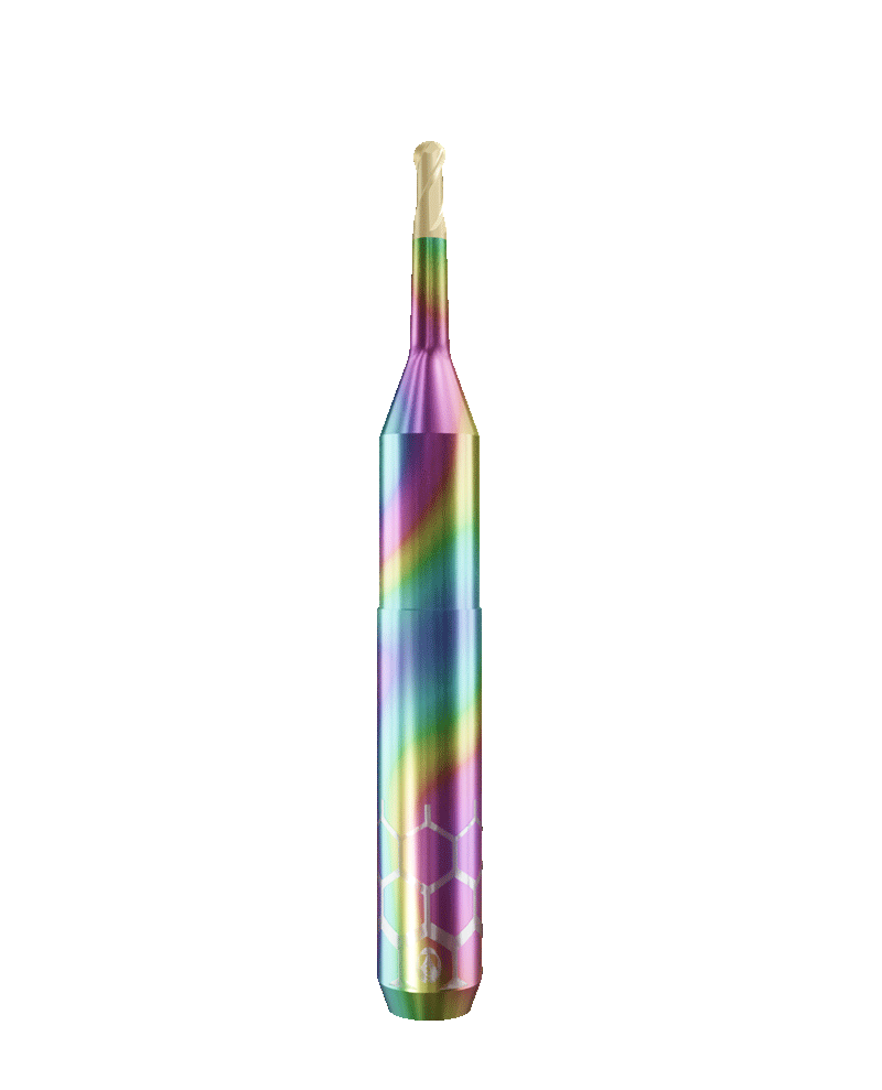 CT.TTN.B2.20.6.120.50.X.RZ | 2mm CoCr Bur for ZirkonZahn 6mm Shaft Machines (2-Flute Ball)