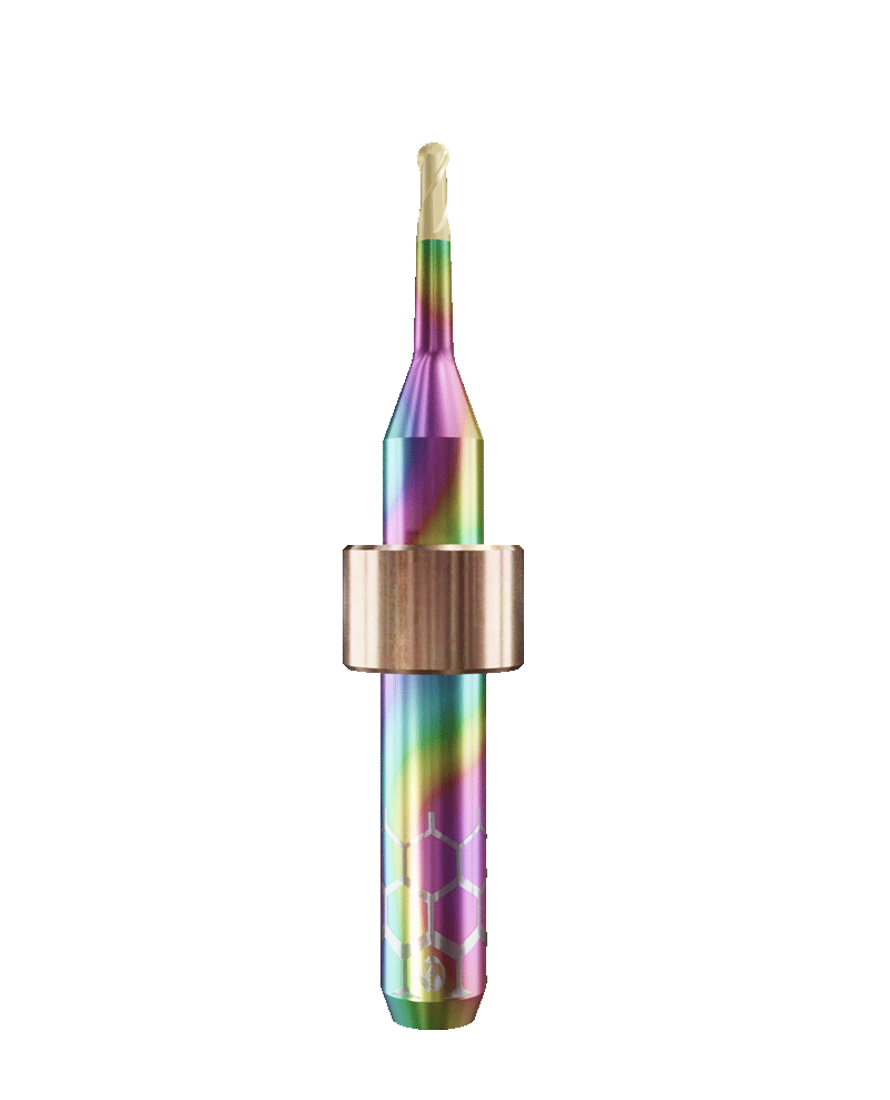 CT.TTN.B2.20.6.120.50.X.R1 | 2mm CoCr Bur for DC1*/ DC5*/DC7* Machines (2-Flute Ball)