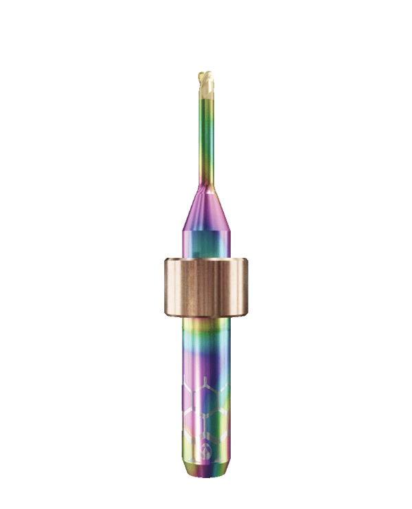 CT.TTN.T3.20.6.140.50.K.R1 | 2mm CoCr Bur for DC1*/ DC5*/DC7* Machines (3-Flute Torus)