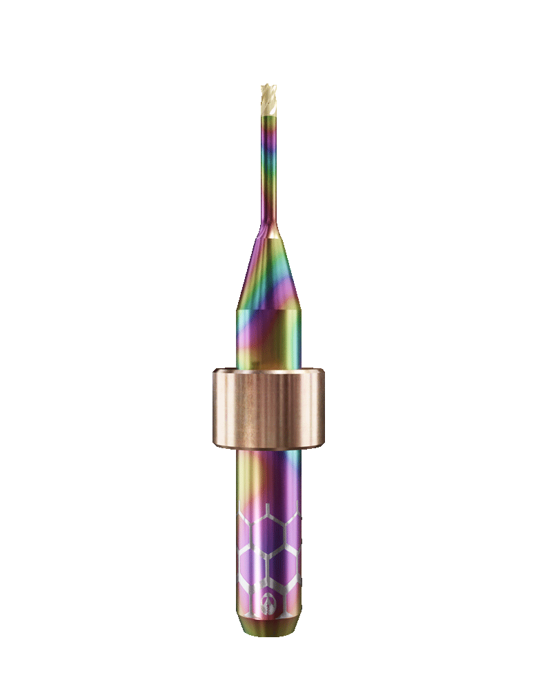 CT.TTN.T4.15.6.120.50.G.R6* | 1.5mm CoCr Bur for Imes Icore* 6mm Shaft/PM7* Machines (4-Flute Torus) w/ Measurement Protocol