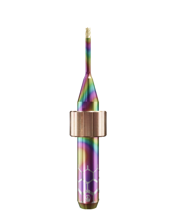 CT.TTN.T4.15.6.120.50.G.R1* | 1.5mm CoCr Bur for DC1*/ DC5*/DC7* Machines (4-Flute Torus) w/ Measurement Protocol
