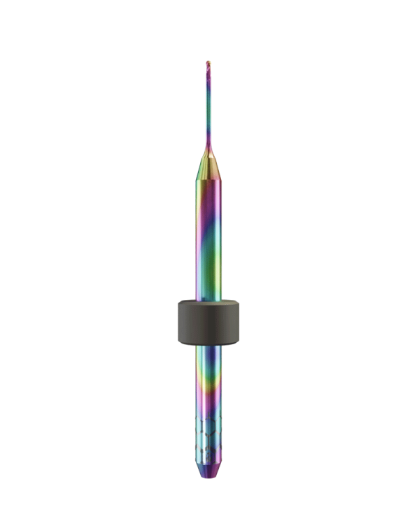 PT.TEC.B2.06.3.100.48.X.R2 | 0.6mm PMMA/PEEK Bur for Imes-Icore* 3mm Shaft Machines (2-Flute Ball)