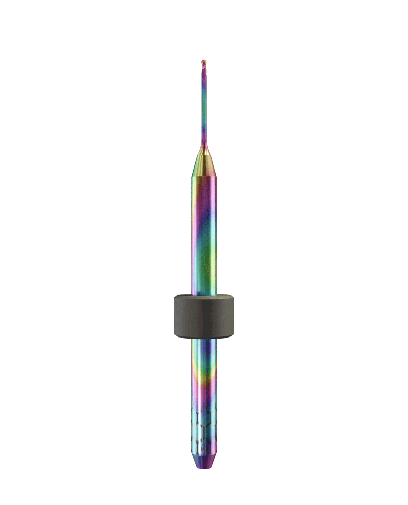 PT.TEC.B2.06.3.100.48.X.R2 | 0.6mm PMMA/PEEK Bur for Imes-Icore* 3mm Shaft Machines (2-Flute Ball)