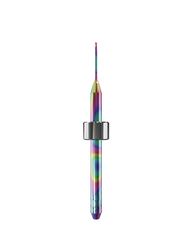 PT.TEC.B2.06.3.100.48.X.R4 | 0.6mm PMMA/PEEK Bur for Amann Girrbach* Machines (2-Flute Ball)