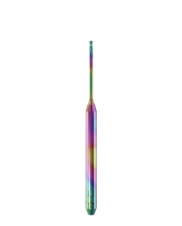 PT.TEC.B2.10.3.160.48.X.R0 | 1mm PMMA/PEEK Bur for Open Machines (2-Flute Ball)