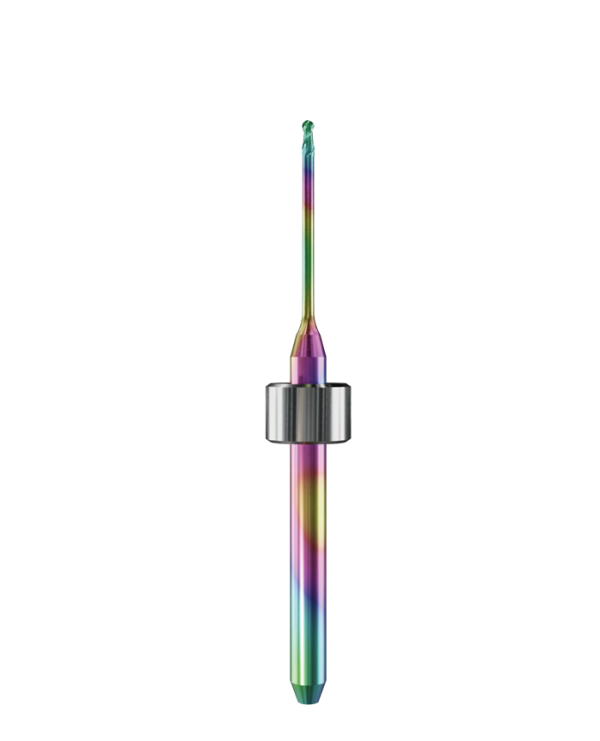 PT.TEC.B2.10.3.160.48.X.R4 | 1mm PMMA/PEEK Bur for Amann Girrbach* Machines (2-Flute Ball)