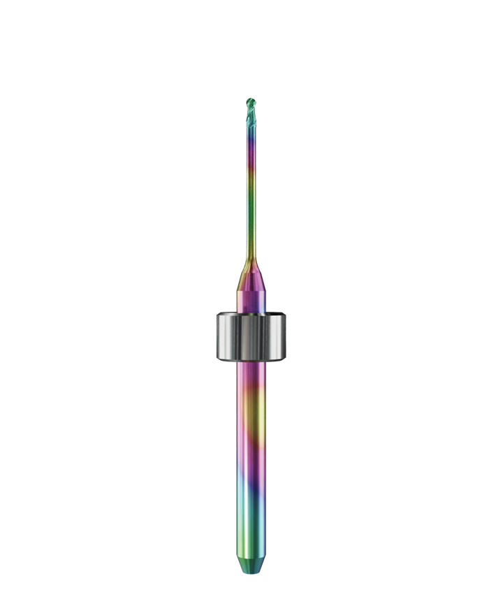 PT.TEC.B2.10.3.160.48.X.R4 | 1mm PMMA/PEEK Bur for Amann Girrbach* Machines (2-Flute Ball)