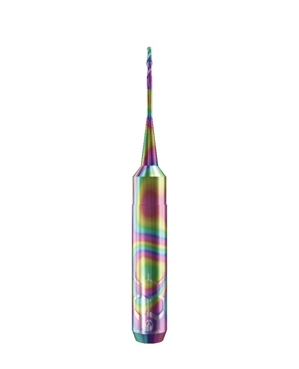 PT.TEC.B2.10.6.120.50.X.RZ | 1mm PMMA/PEEK Bur for ZirkonZahn* 6mm Shaft Machines (2-Flute Ball)