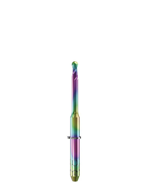 PT.TEC.B2.20.3.200.38.X.R3 | 2mm PMMA/PEEK Bur for VHF* Machines (2-Flute Ball)