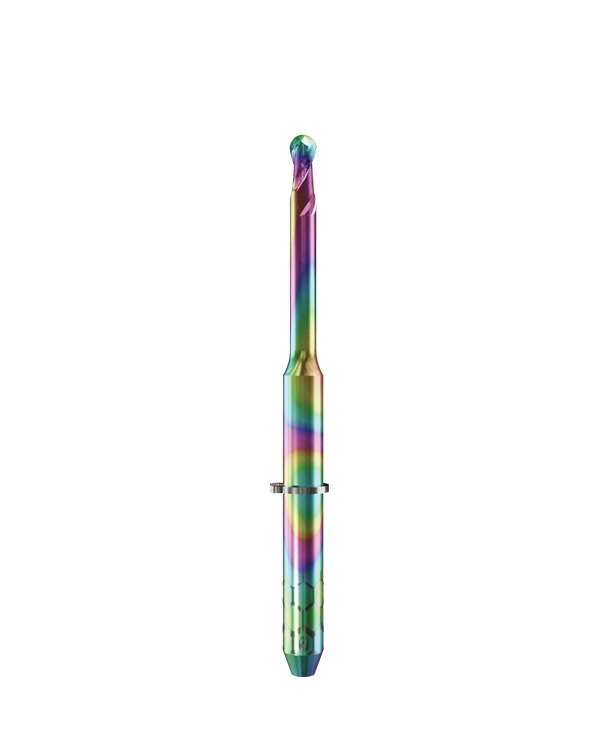 PT.TEC.B2.20.3.200.40.X.R3 | 2mm PMMA/PEEK Bur for VHF* Machines (2-Flute Ball)