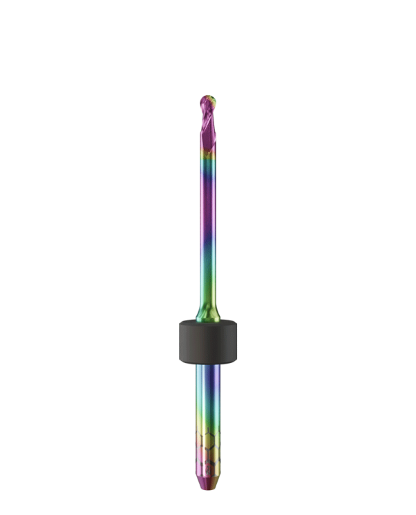 PT.TEC.B2.25.3.250.48.X.R2 | 2.5mm PMMA/PEEK Bur for Imes-Icore* 3mm Shaft Machines (2-Flute Ball)