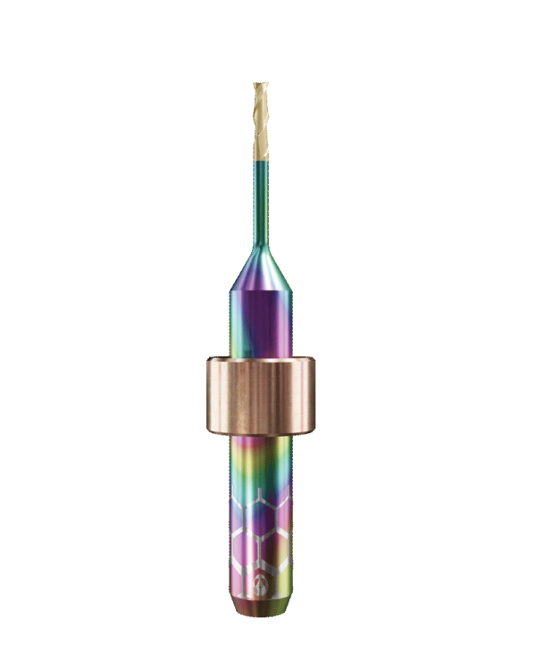 TT.TTN.F2.15.6.150.50.X.R6 | 1.5mm Titanium Bur for Imes Icore* 6mm Shaft/PM7* Machines (2-Flute Flat)