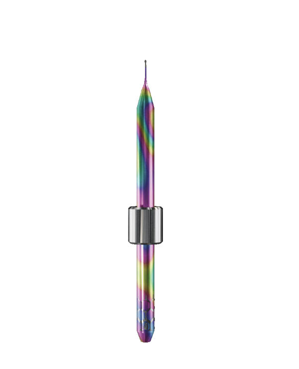 ZT.DIA.B2.03.3.030.48.X.R4 | 0.3mm Zirconia Bur for Amann Girrbach* Machines (2-Flute Ball)