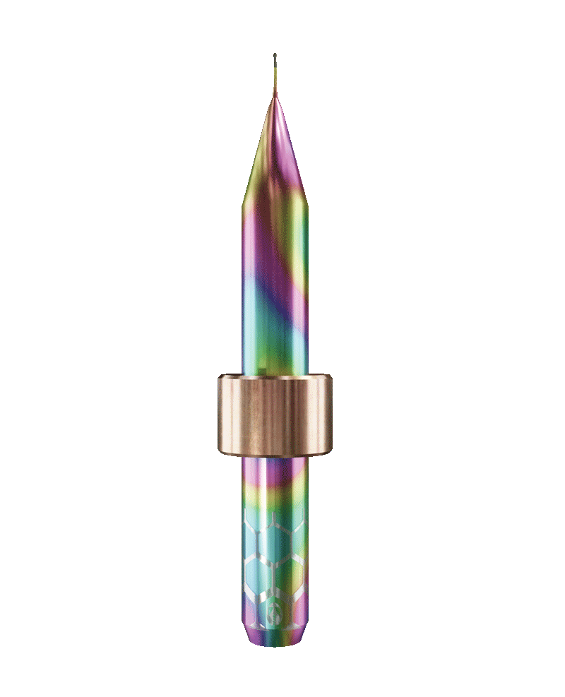 ZT.DIA.B2.03.6.030.53.X.R6 | 0.3mm Zirconia Bur for Imes-Icore* 6mm Shaft/PM7* Machines (2-Flute Ball)