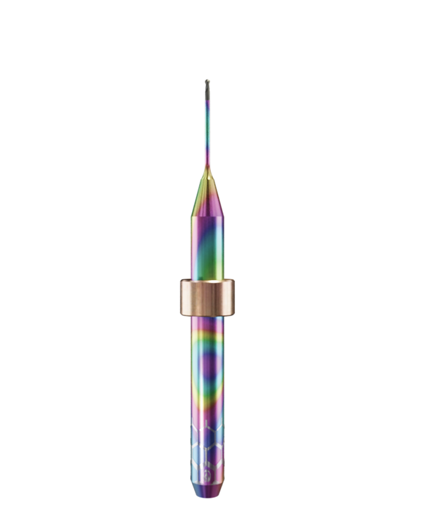 ZT.DIA.B2.06.4.100.50.X.R1 | 0.6mm Zirconia Bur for Yenadent* Machines (2-Flute Ball)