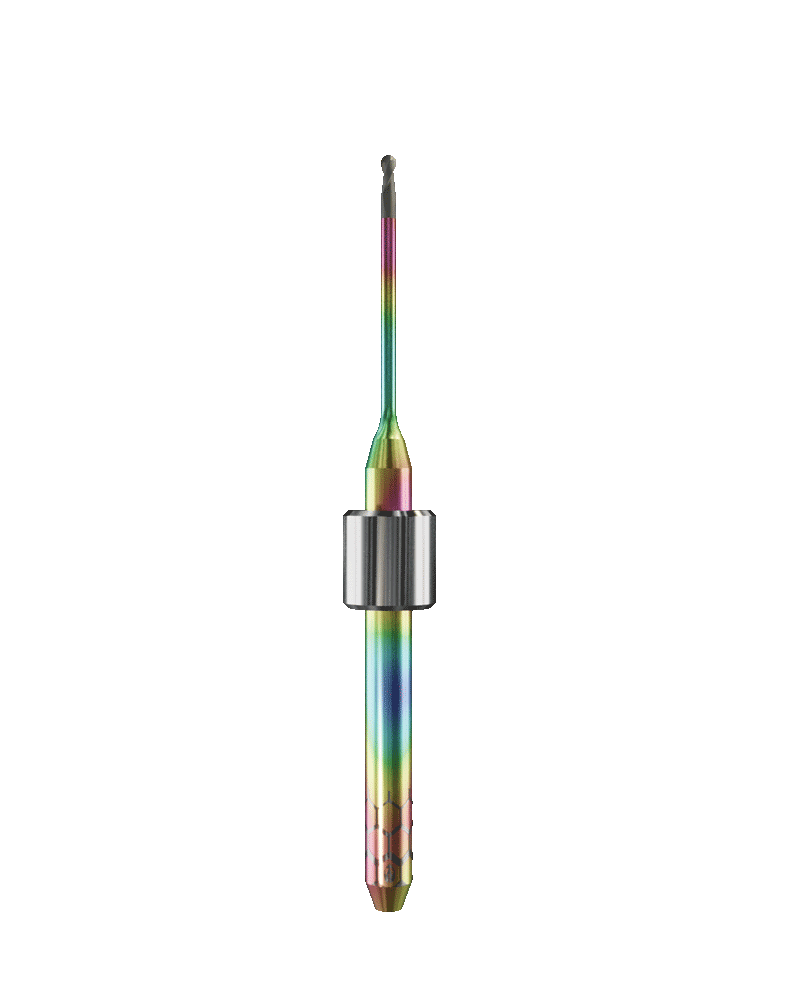 ZT.DIA.B2.10.3.160.48.X.R4 | 1mm Zirconia Bur for Amann Girrbach* Machines (2-Flute Ball)