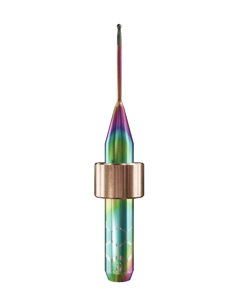 ZT.DIA.B2.10.6.150.53.X.R6 | 1mm Zirconia Bur for Imes-Icore* 6mm Shaft/PM7* Machines (2-Flute Ball)