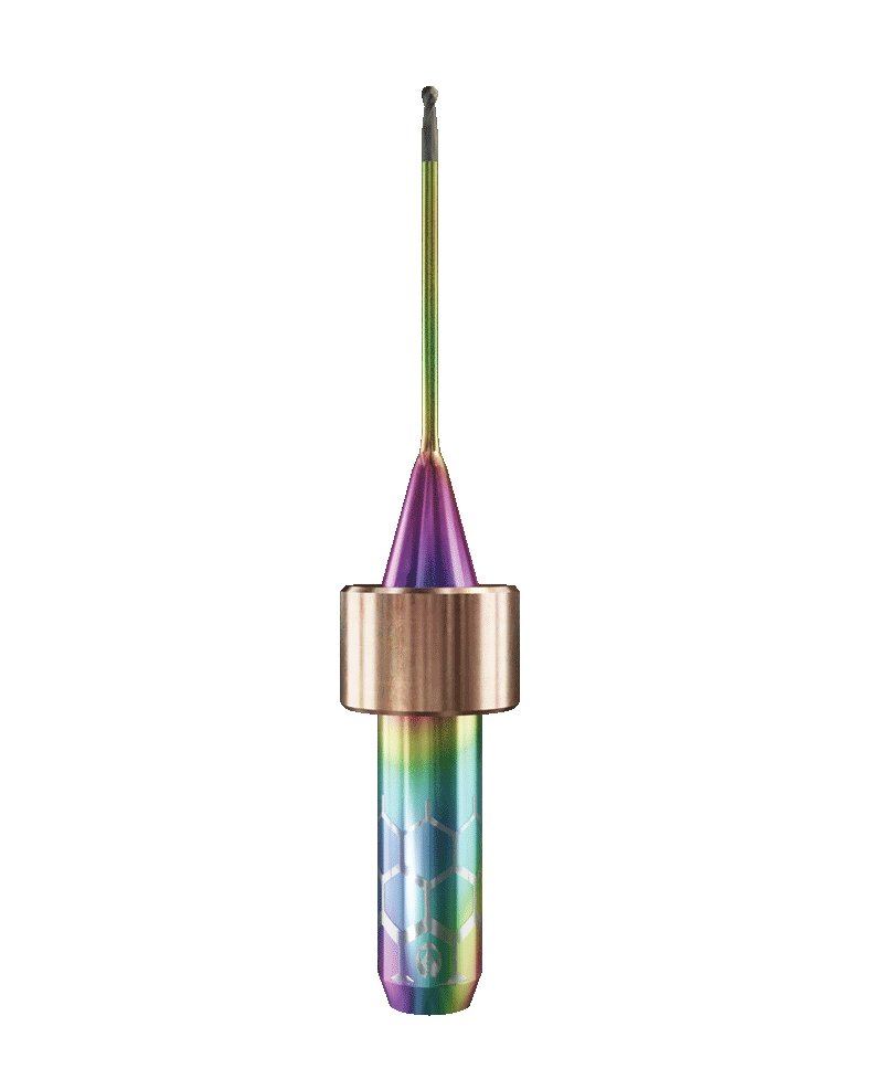 ZT.DIA.B2.10.6.200.53.X.R6 | 1mm Zirconia Bur for Imes-Icore* 6mm Shaft/PM7* Machines (2-Flute Ball)