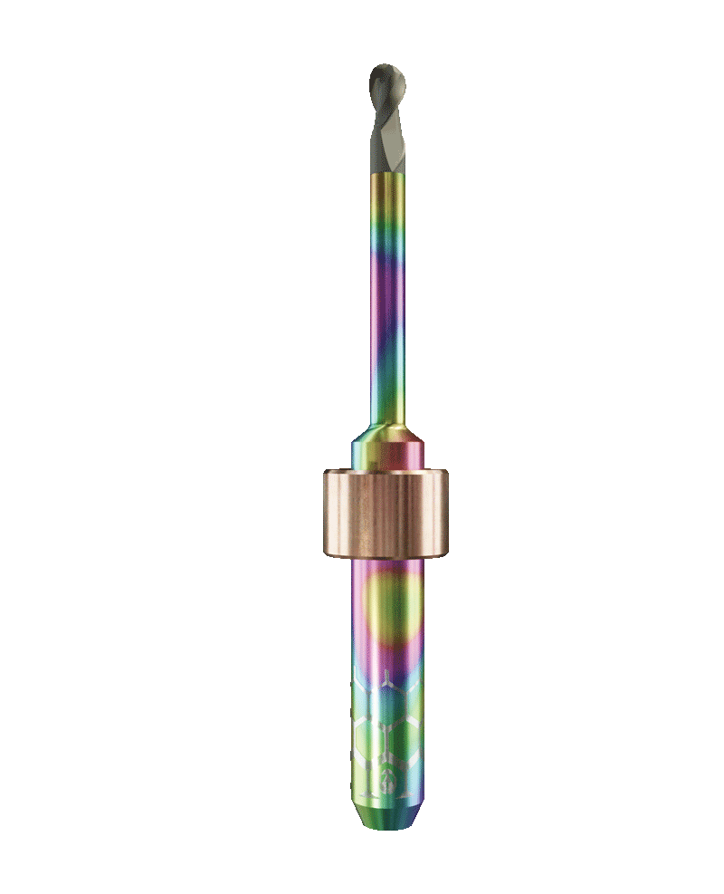 ZT.DIA.B2.20.6.250.53.X.R6 | 2mm Zirconia Bur for Imes-Icore* 6mm Shaft/PM7* Machines (2-Flute Ball)
