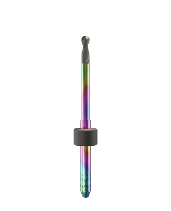 ZT.DIA.B2.25.3.250.48.X.R2 | 2.5mm Zirconia Bur for Imes-Icore* 3mm Shaft Machines (2-Flute Ball)